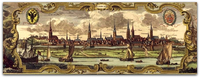 Hamburg i 1730. Foto: Wikipedia.